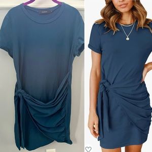 Short Sleeve Crew Neck T-Shirt Dress NWOT